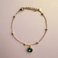 Arya Luxe 18k Gold Plated Jewelled Anklet
