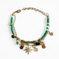 Gaia Boho Beaded Double Layer Bracelet