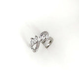 Erra Jewelled Silver Tone Ear Cuff