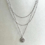 Orion Luxe Triple Layer Sunburst Necklace