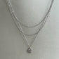 Orion Luxe Triple Layer Sunburst Necklace