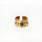 Havana Luxe 18k Gold Plated Ring