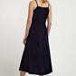 Lubin Velvet Cami Midi Dress - Navy