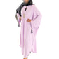 Colour Abaya with Brooch - High-Quality Fabric Elegant and Versatile Abaya for Any Occasion
