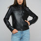 Black Genuine Lambskin Jacket