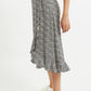Louche Mara Dazzler Print Frill Midi Skirt