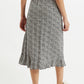 Louche Mara Dazzler Print Frill Midi Skirt