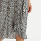 Louche Mara Dazzler Print Frill Midi Skirt