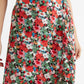 Louche Mara Flower Splash Print Ruffle Hem Wrap Midi Skirt