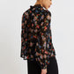Louche Masha Carpathian Florals Print Long Sleeve Blouse