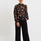 Louche Masha Carpathian Florals Print Long Sleeve Blouse