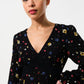 Melany Pick A Mix Print V-Neck Midi Dress