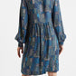 Melly Geo City Print Mini Shirt Dress
