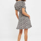 Louche Merle Gingham Twist Print V Neck Mini Tea Dress