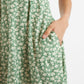 Merle Periwinkle V-Neck Mini Dress