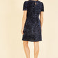 Yumi Navy Sequin Tunic Dress