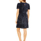 Mela Navy Sequin Tunic Dress