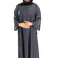 DMC Abaya open sleeve & Tassel