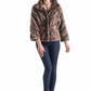 Taupe Genuine Mink Fur Jacket