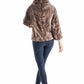 Taupe Genuine Mink Fur Jacket