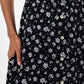 Nese Daisy Drop Print Midi Skirt