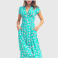 Kim - Floral Midi Dress