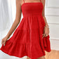 Women's Pure Color All-matching Texture Dress