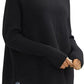 Women's Oversized Turtleneck Sweaters Fall Batwing Sleeve Ribbed Tunic Sweater