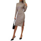 European And American Women's Clothing Sheath Dress