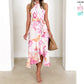Spring And Summer Fashion Elegant Tied Dress