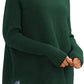 Women's Oversized Turtleneck Sweaters Fall Batwing Sleeve Ribbed Tunic Sweater