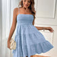 Women's Pure Color All-matching Texture Dress
