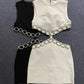 Glamour Rhinestone Bodycon Dress