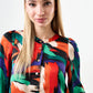 Orlan Hofmann Print Long Sleeve Blouse