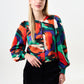 Orlan Hofmann Print Long Sleeve Blouse