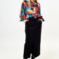 Orlan Hofmann Print Long Sleeve Blouse