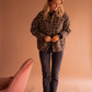Leona | Leopard Bomber Jacket