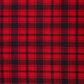 Louche Peppi Winter Gingham Midi Dress Red