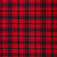 Sassa Winter Gingham Tiered Mini Dress in Red and Black