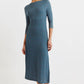 Pheebs Firefly Print Jersey Midi Dress