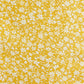 Prudence Micro Blossom Print Short Sleeve Laced Back Mini Dress In Yellow