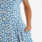 Prudence Periwinkle Mini Shirt Dress