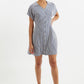 Prudence School Stripe Laced Back Mini Dress