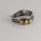 Silver Steed Silver Wired Band with Brass Balls