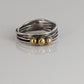 Silver Steed Silver Wired Band with Brass Balls