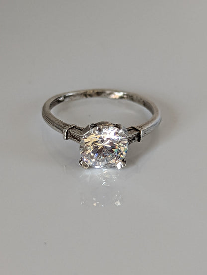 925 Silver Zirconia Ring – Handmade Elegant Sparkle for Any Occasion