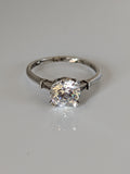 925 Silver Zirconia Ring – Handmade Elegant Sparkle for Any Occasion