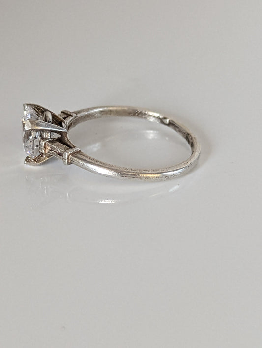 925 Silver Zirconia Ring – Handmade Elegant Sparkle for Any Occasion