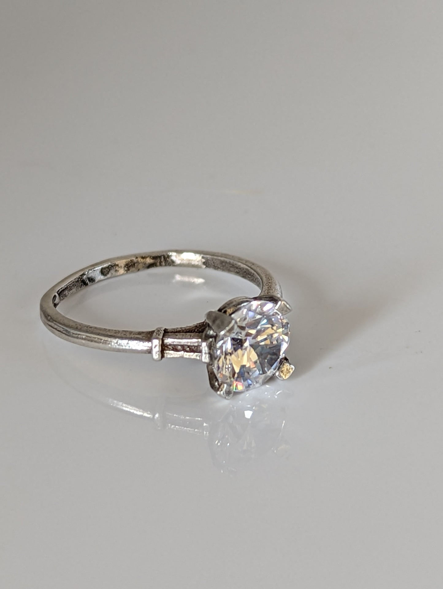 925 Silver Zirconia Ring – Handmade Elegant Sparkle for Any Occasion