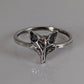 925 Silver Fox Ring – Nature-Inspired Handmade Gift for Animal Lovers